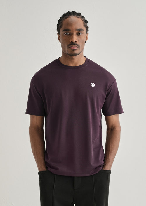 Dark Purple Crew Neck T-shirt