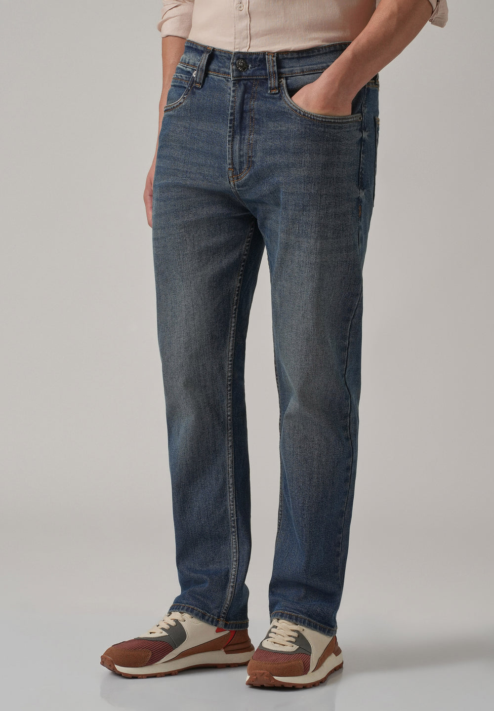 Dark Wash Relaxed Fit Jeans