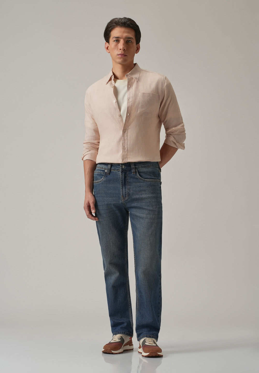 Dark Wash Relaxed Fit Jeans