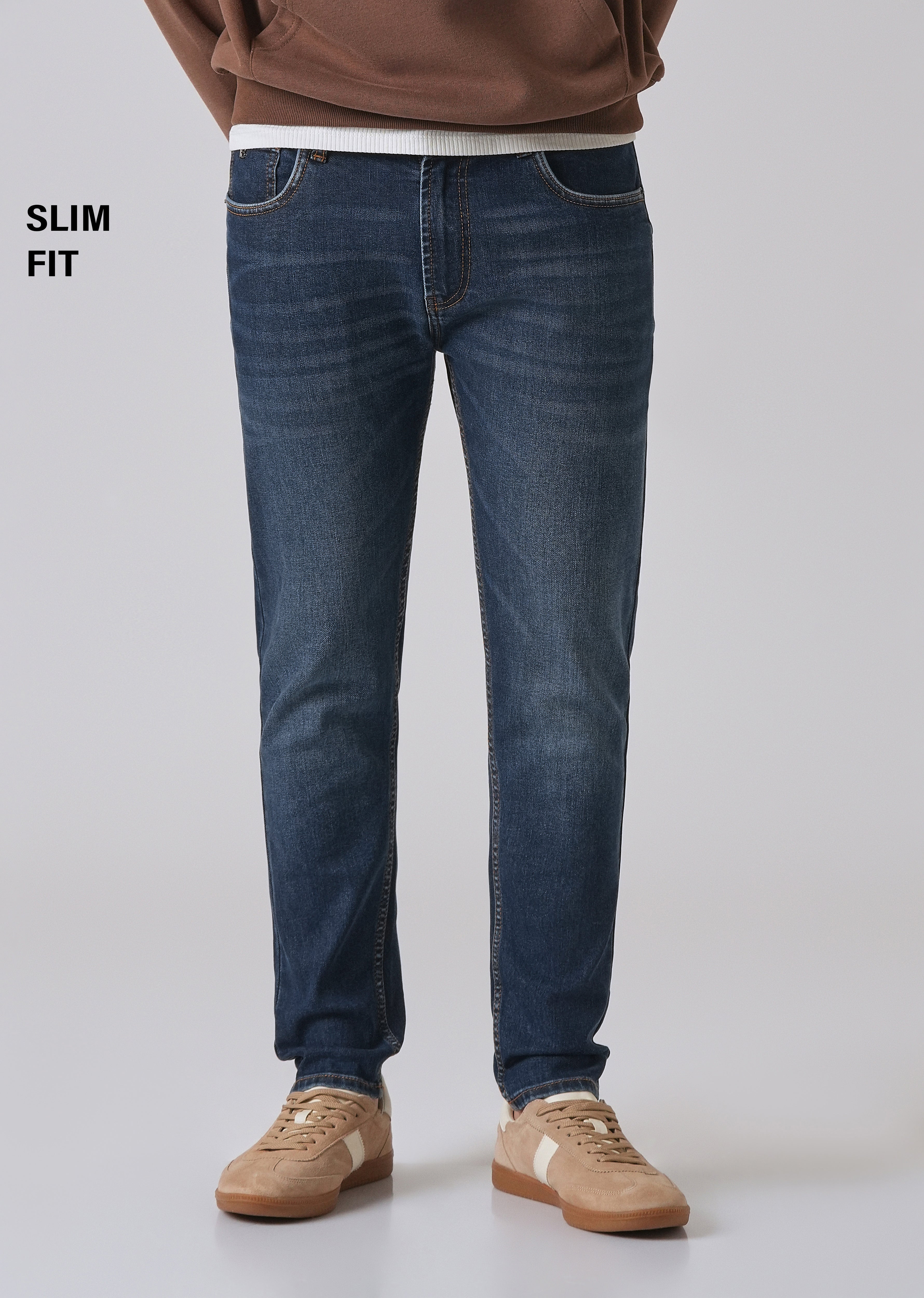 Dark Blue Slim fit Jeans
