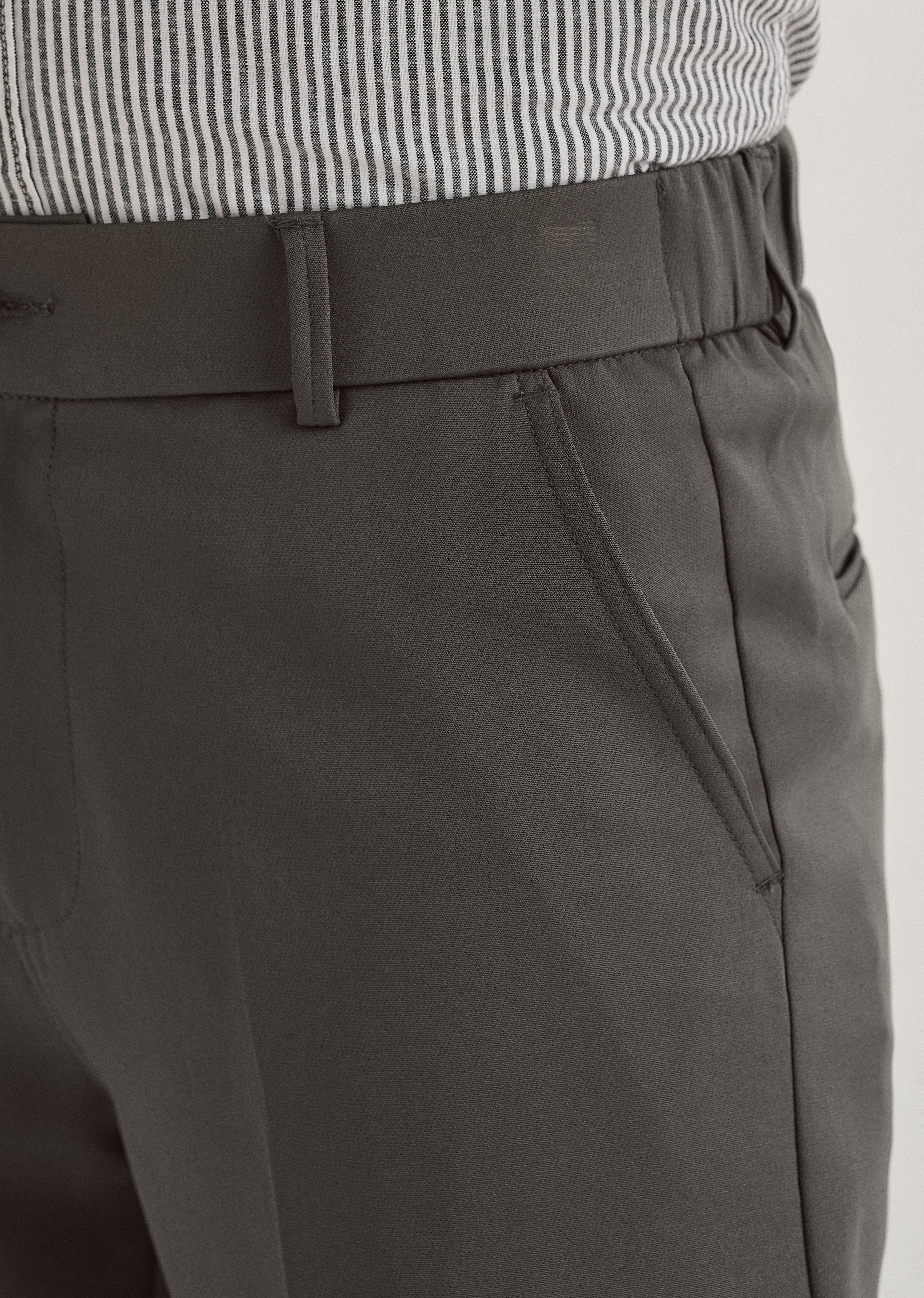 Dark Grey Relaxed Fit Trousers