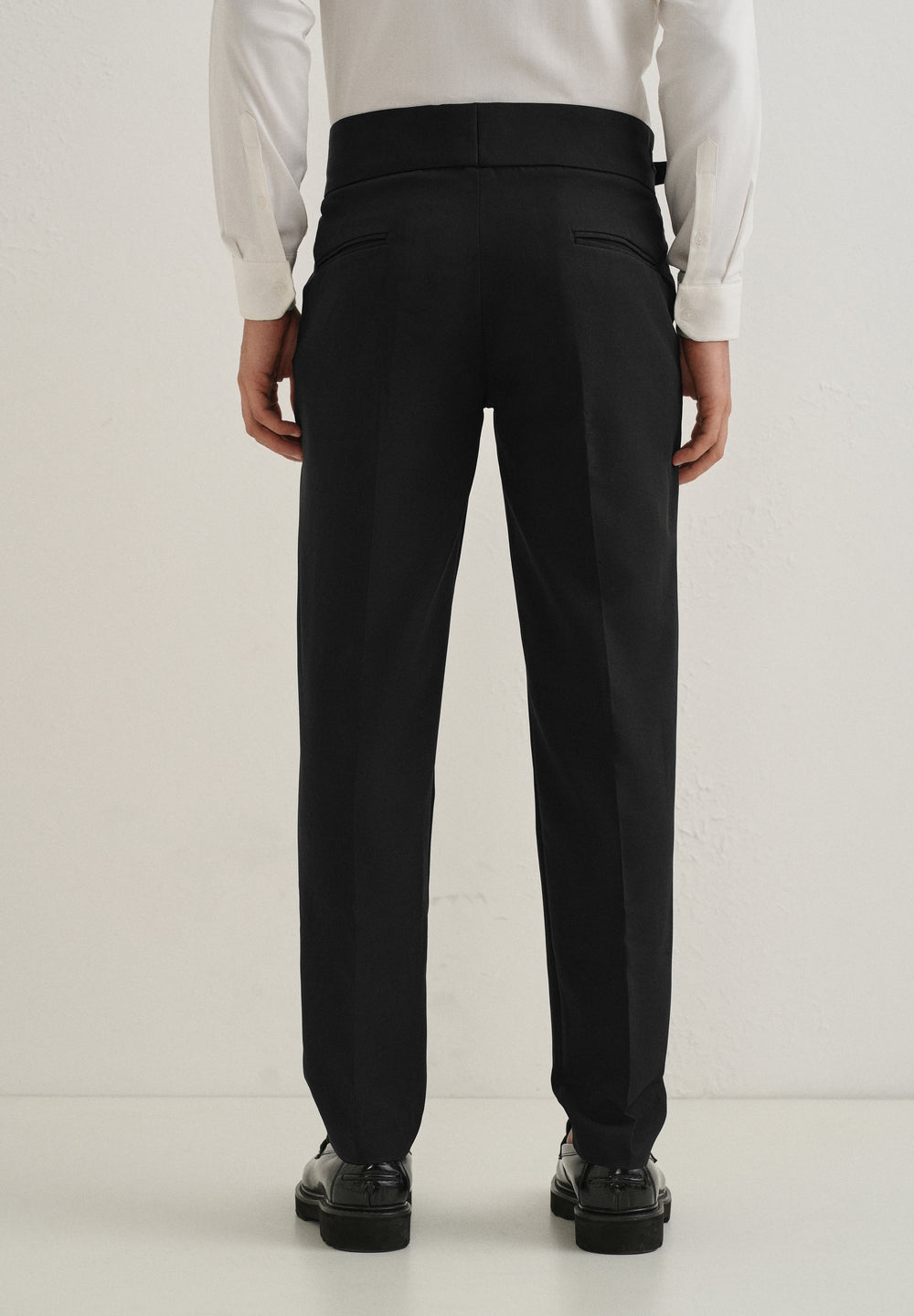 Deep Black Gurkha Pant