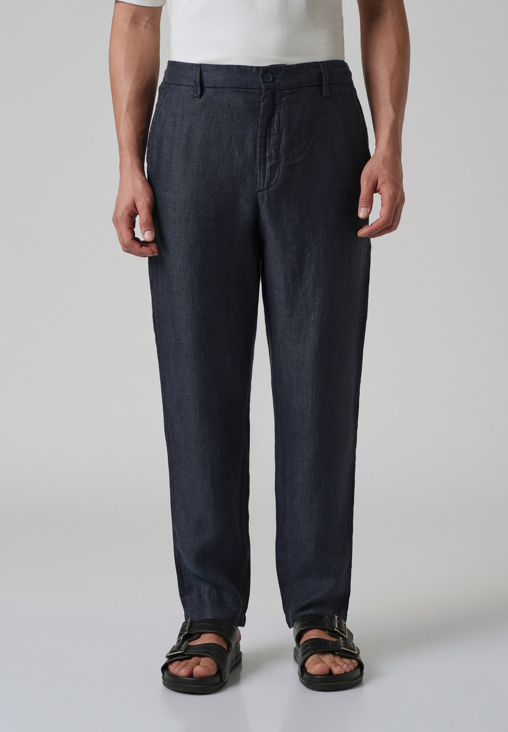 Deep Blue Linen Pant
