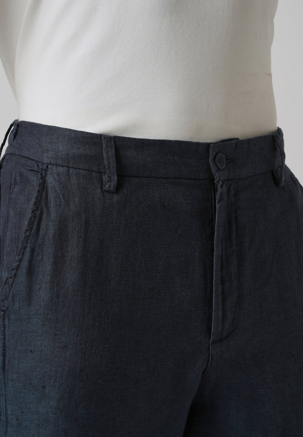 Deep Blue Linen Pant