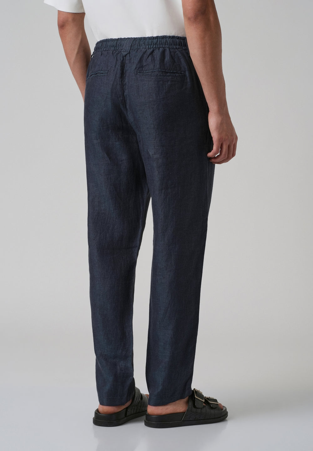 Deep Blue Linen Pant