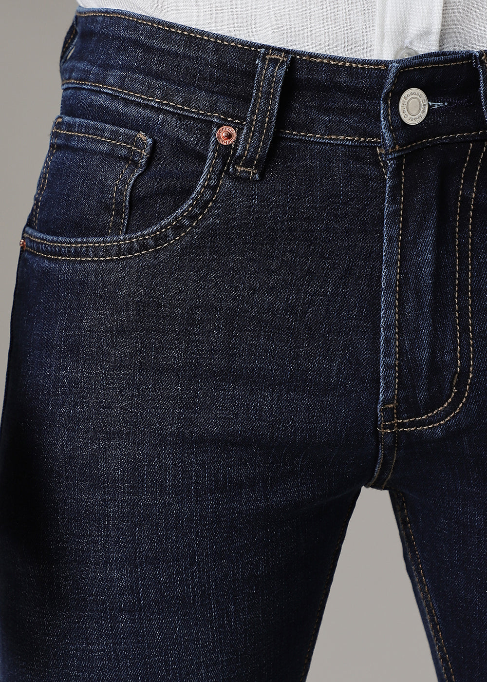 Deep Blue Slim Fit Denim