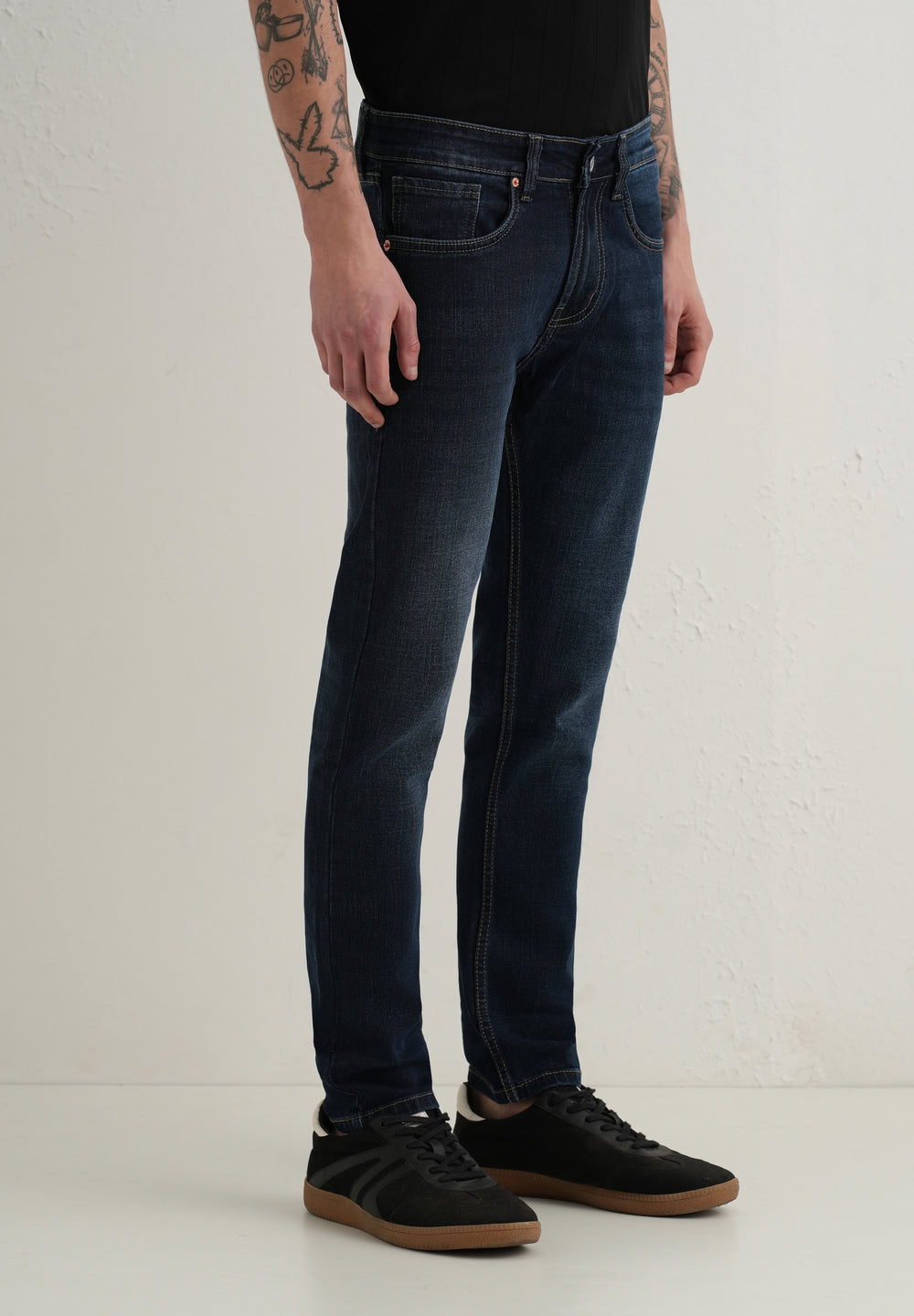 Deep Blue Slim Fit Denim