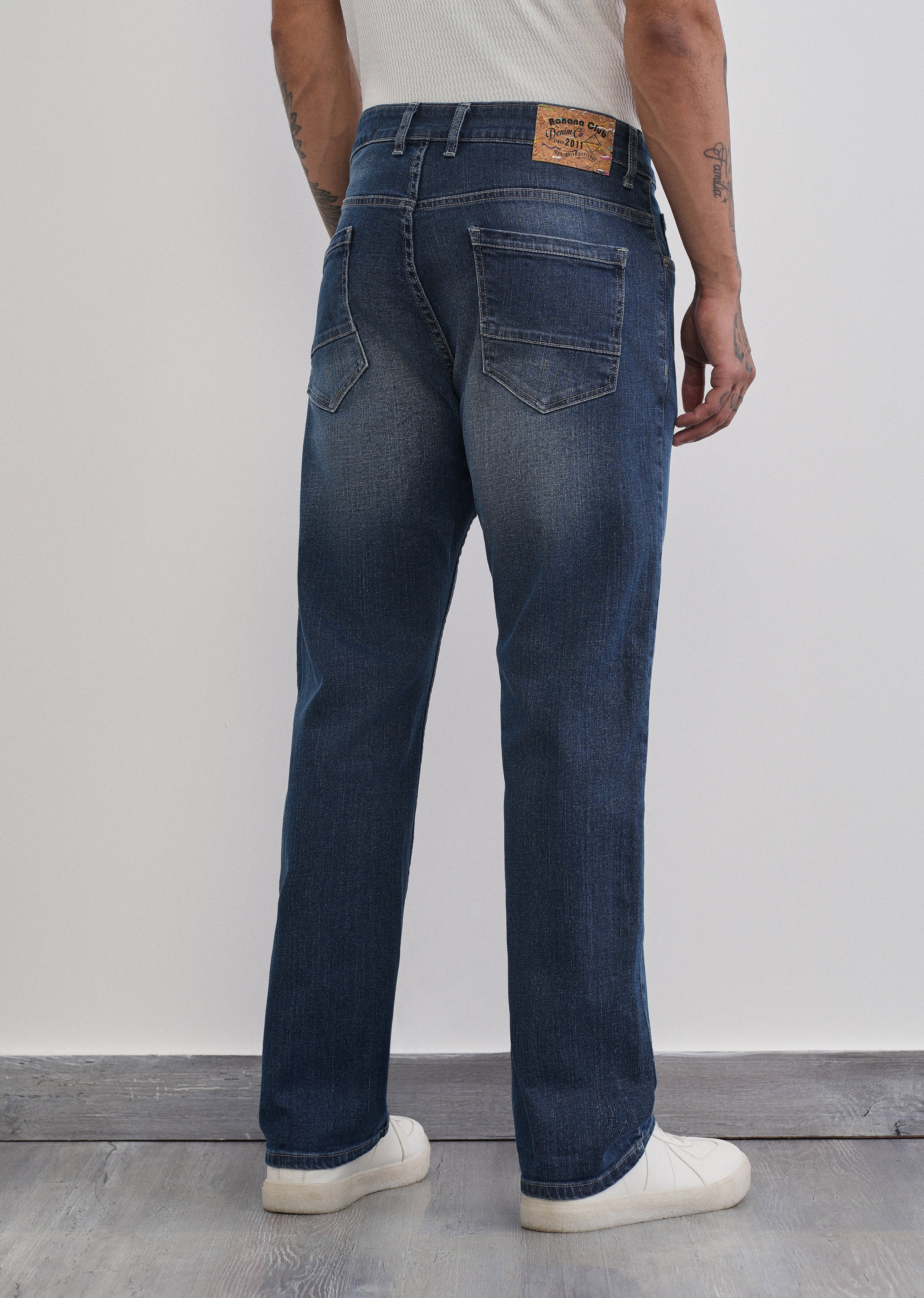 Deep Blue Straight Fit Jeans