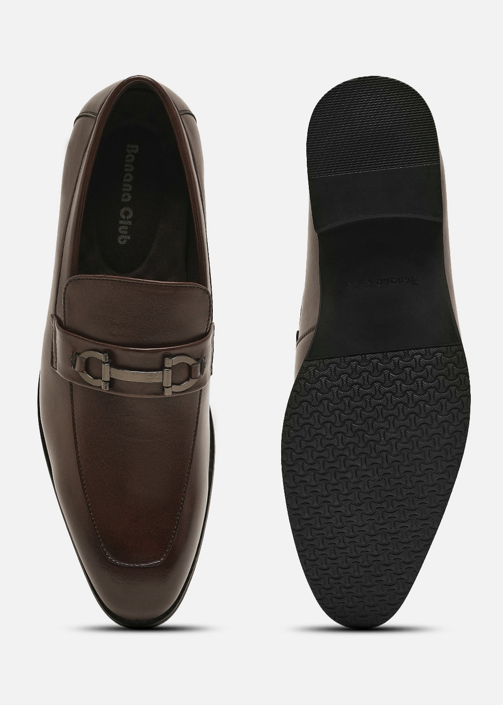 Deep Brown Horsebit Loafers