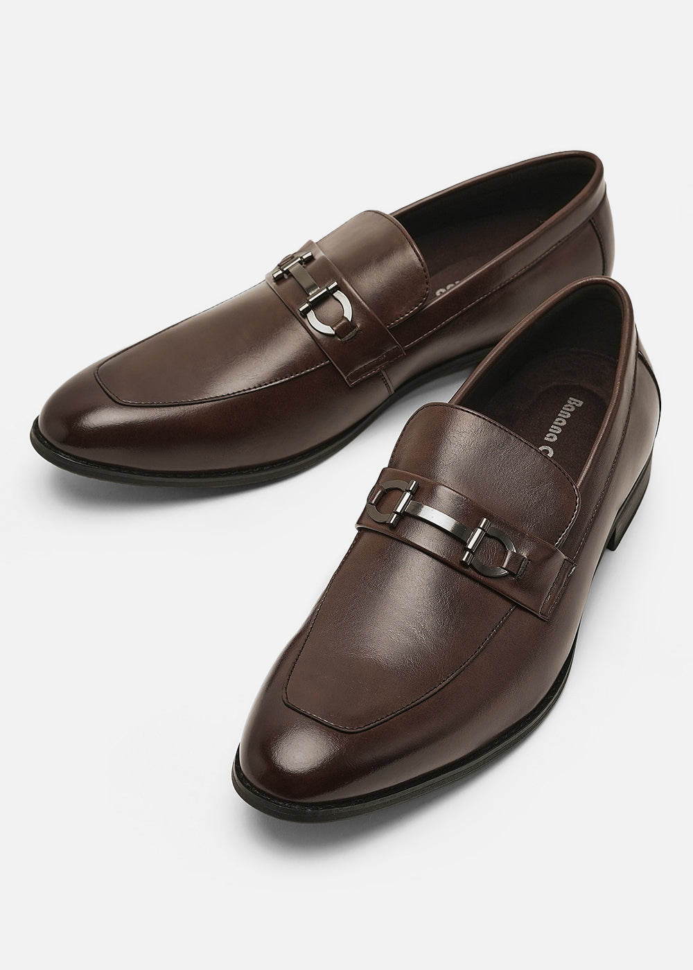 Deep Brown Horsebit Loafers