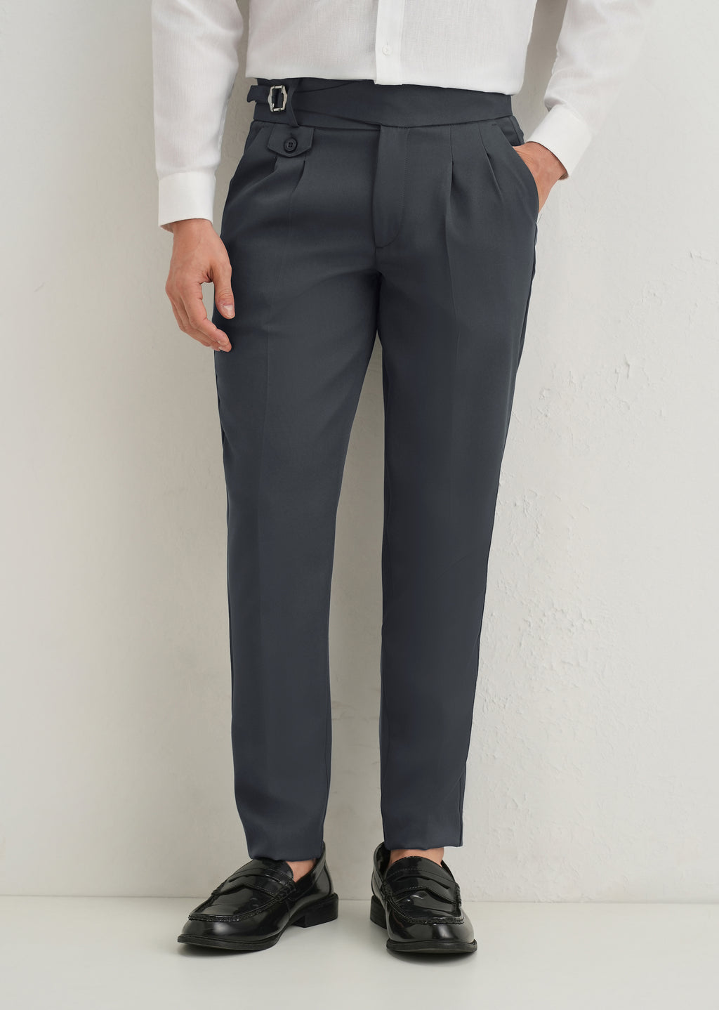 Charcoal Grey Gurkha Pant