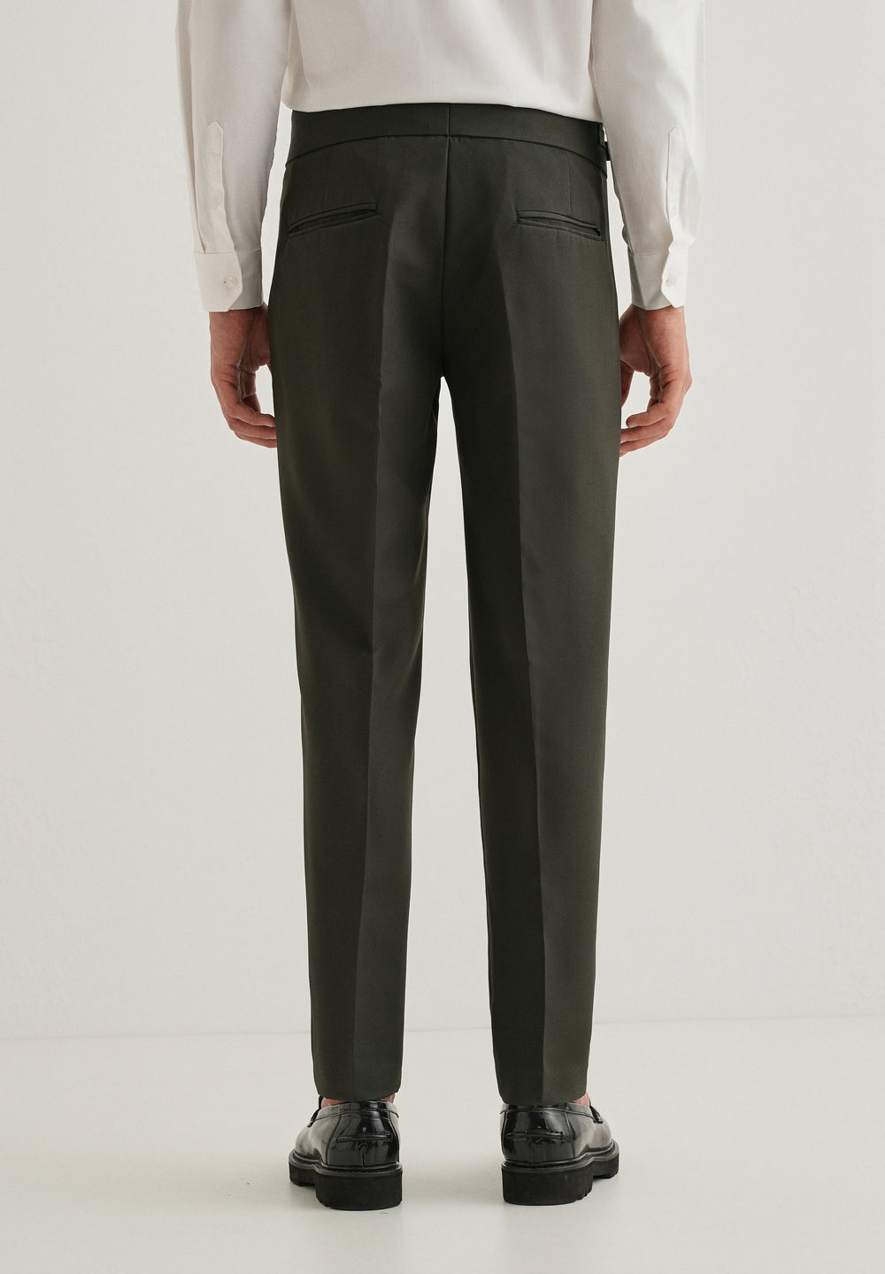 Deep Slate Green Gurkha Pant