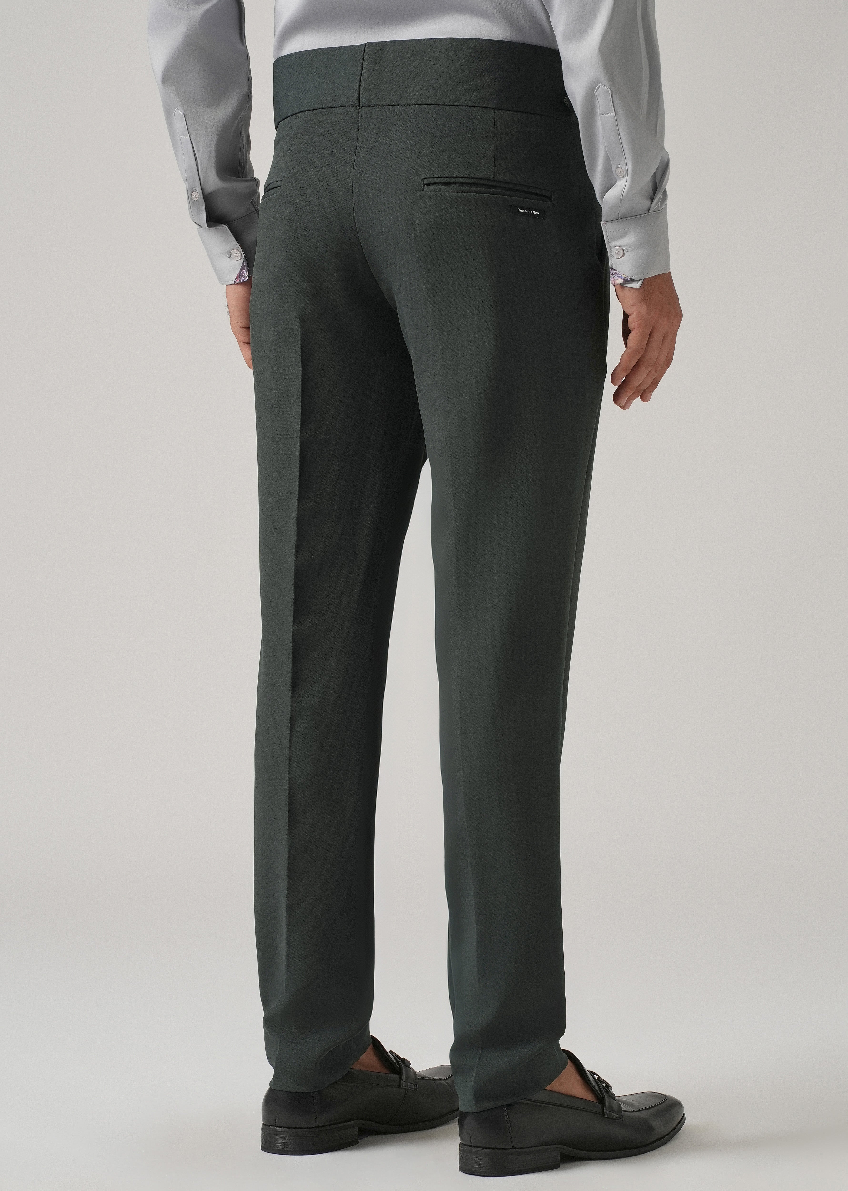 Deep Slate Green Gurkha Pant