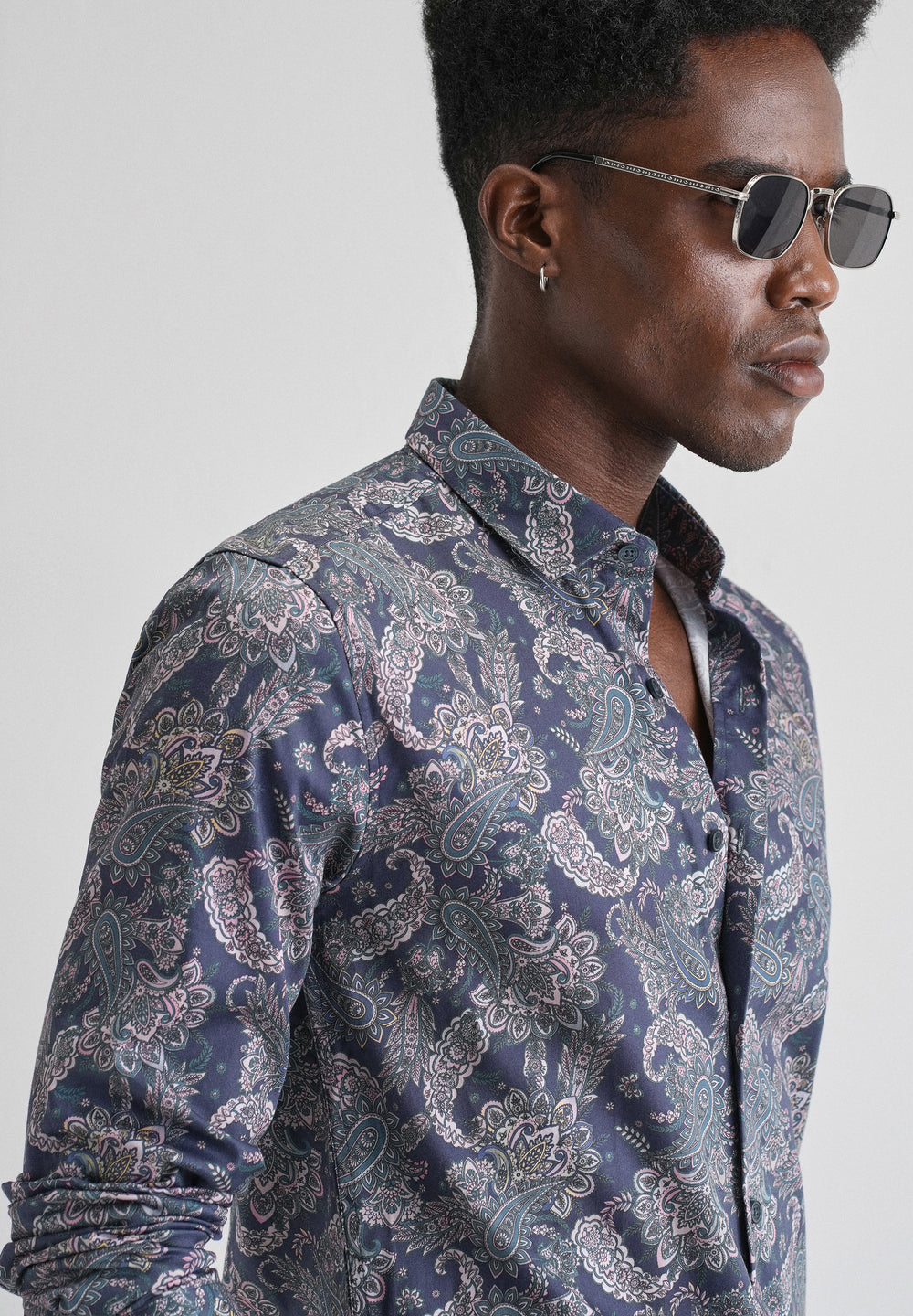 Digitalis Paisley Printed Shirt