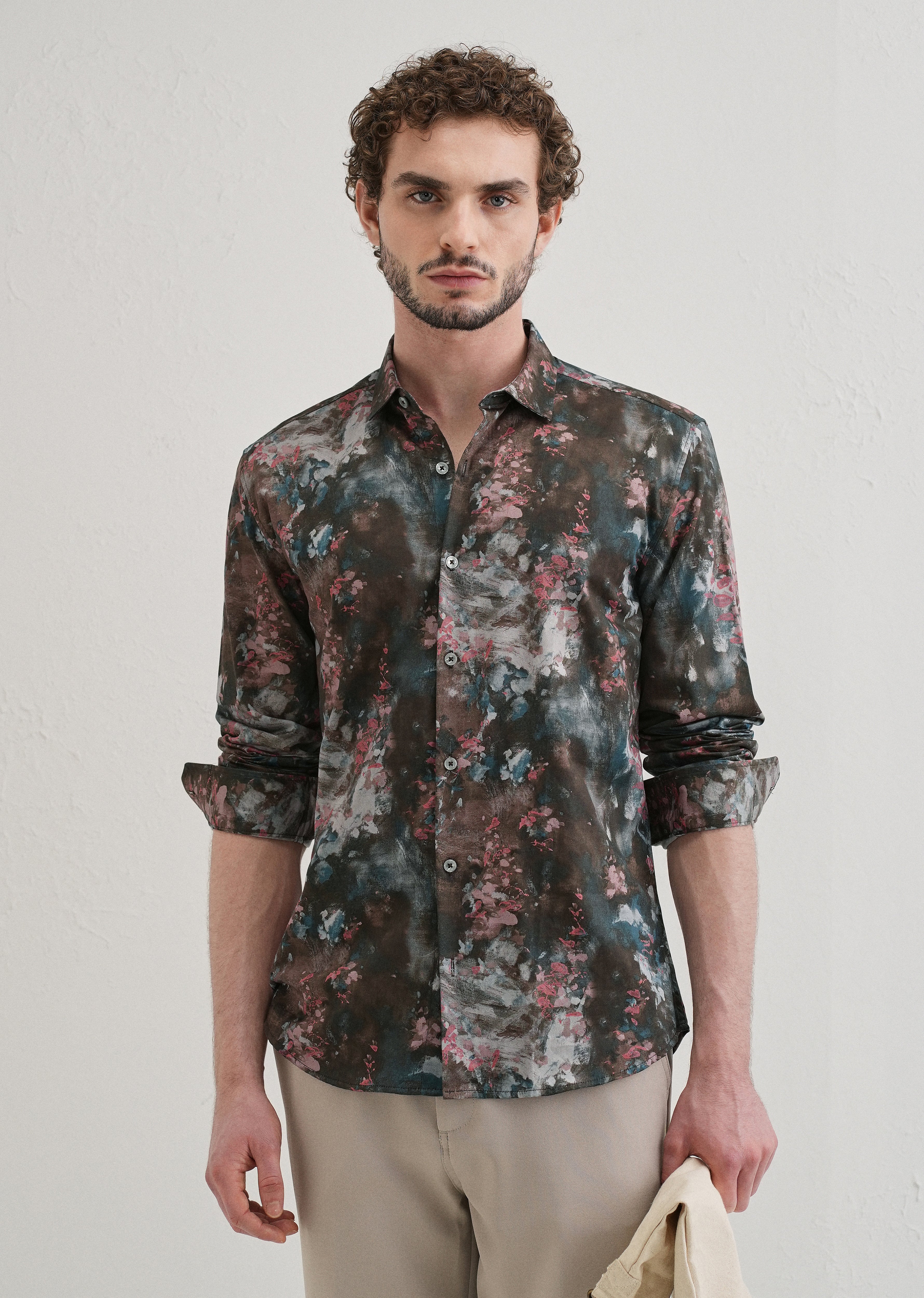 Drip Splash Printed Shirt