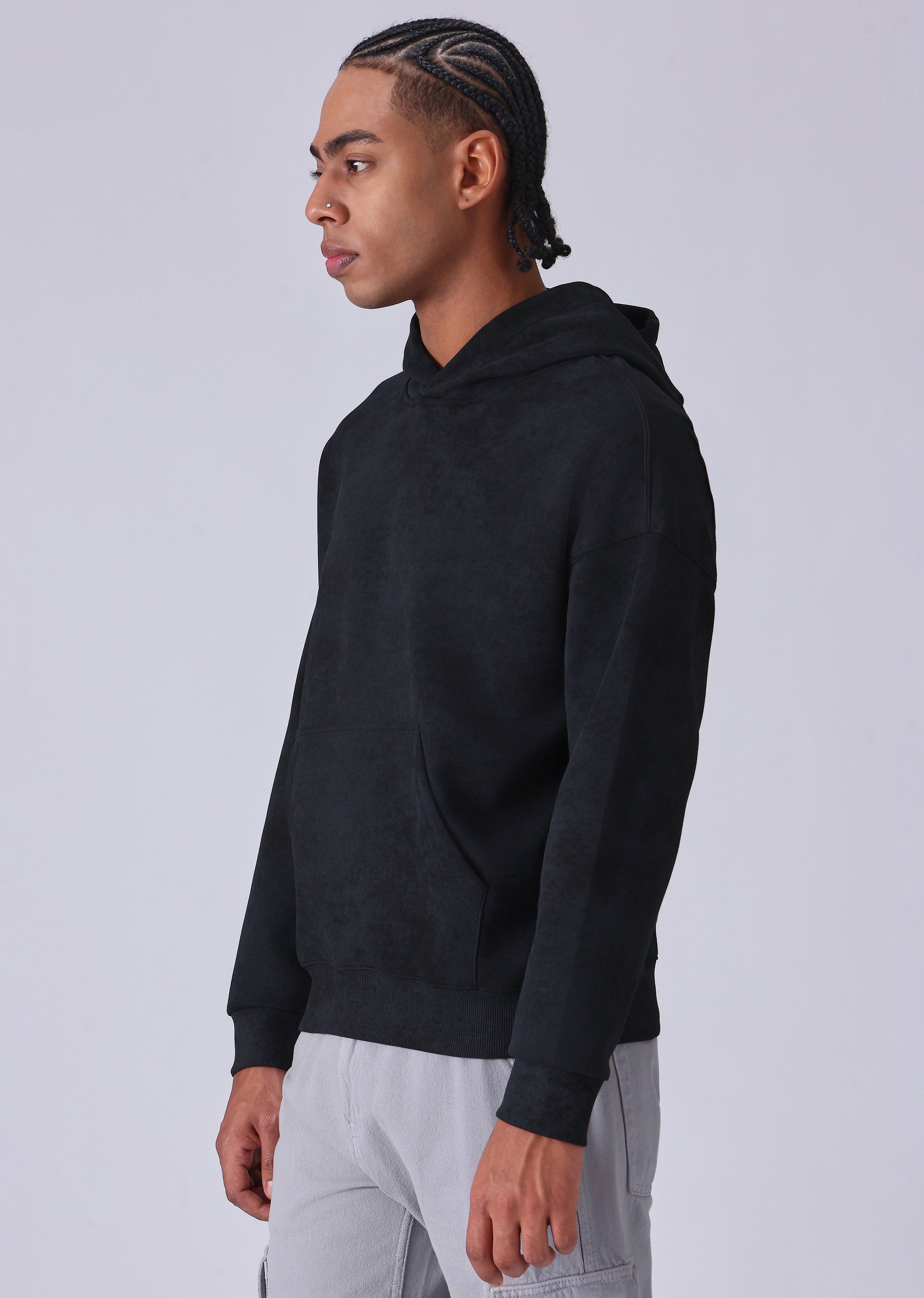 Dual Shade Black Hoodie