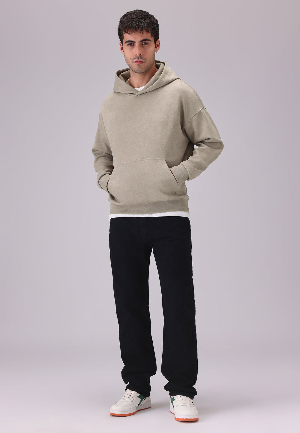 Dual Shade Grey Hoodie