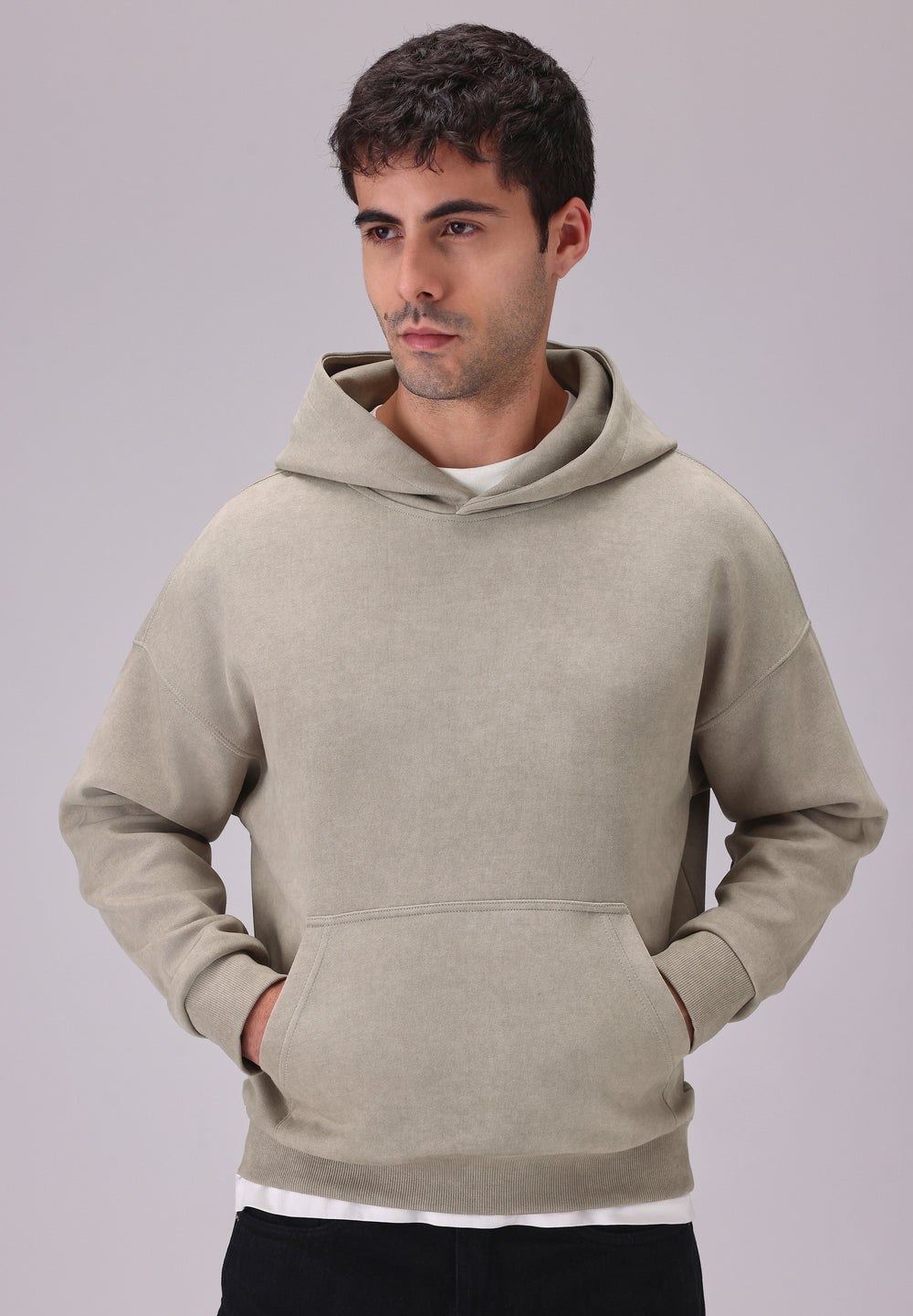 Dual Shade Grey Hoodie
