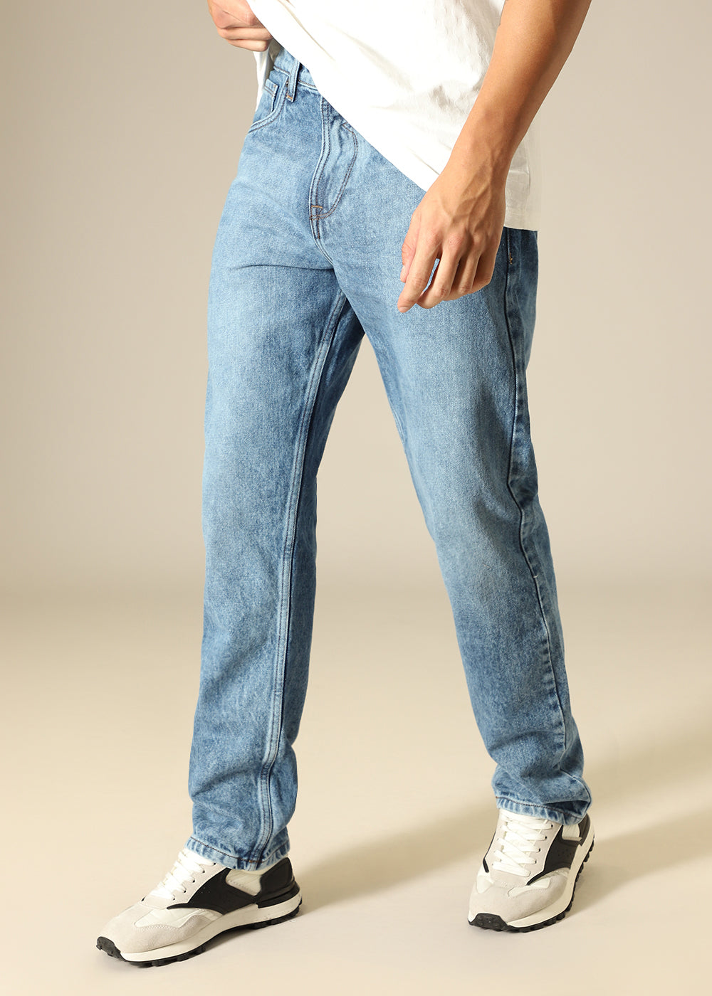 Dusky Blue Wash Denim