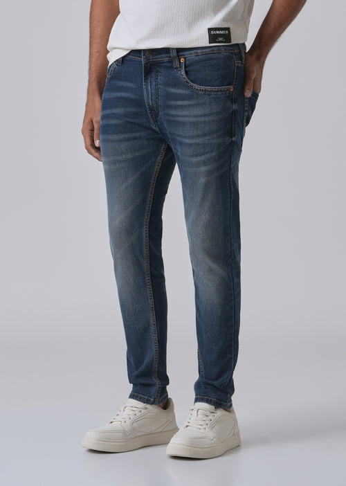 Dusty Blue Slim fit Jeans