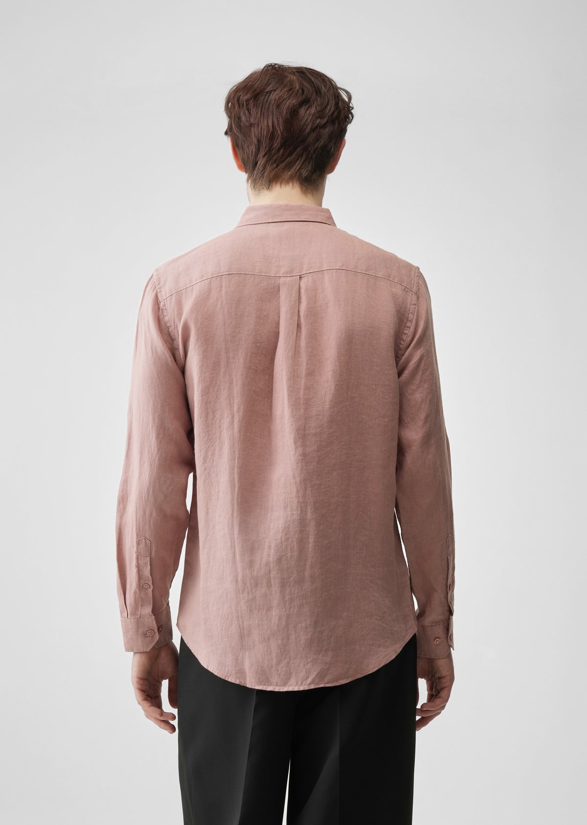 Dusty Pink 100% Pure Linen Shirt