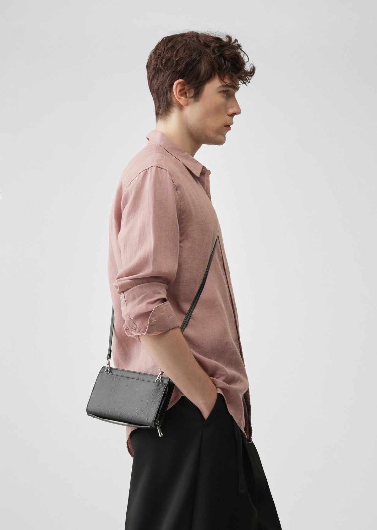 Dusty Pink 100% Pure Linen Shirt