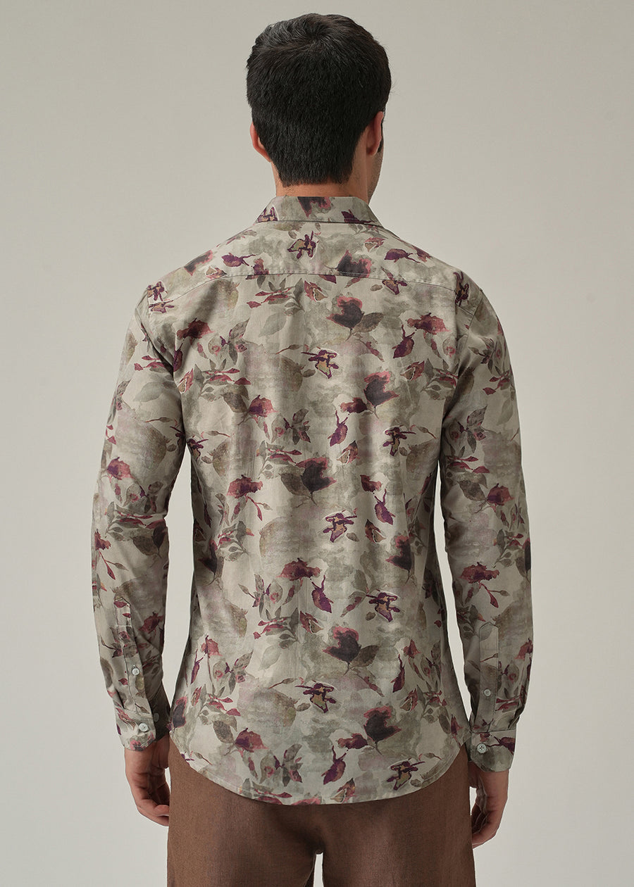 Damask Roses Long Austin Shirt main image 0