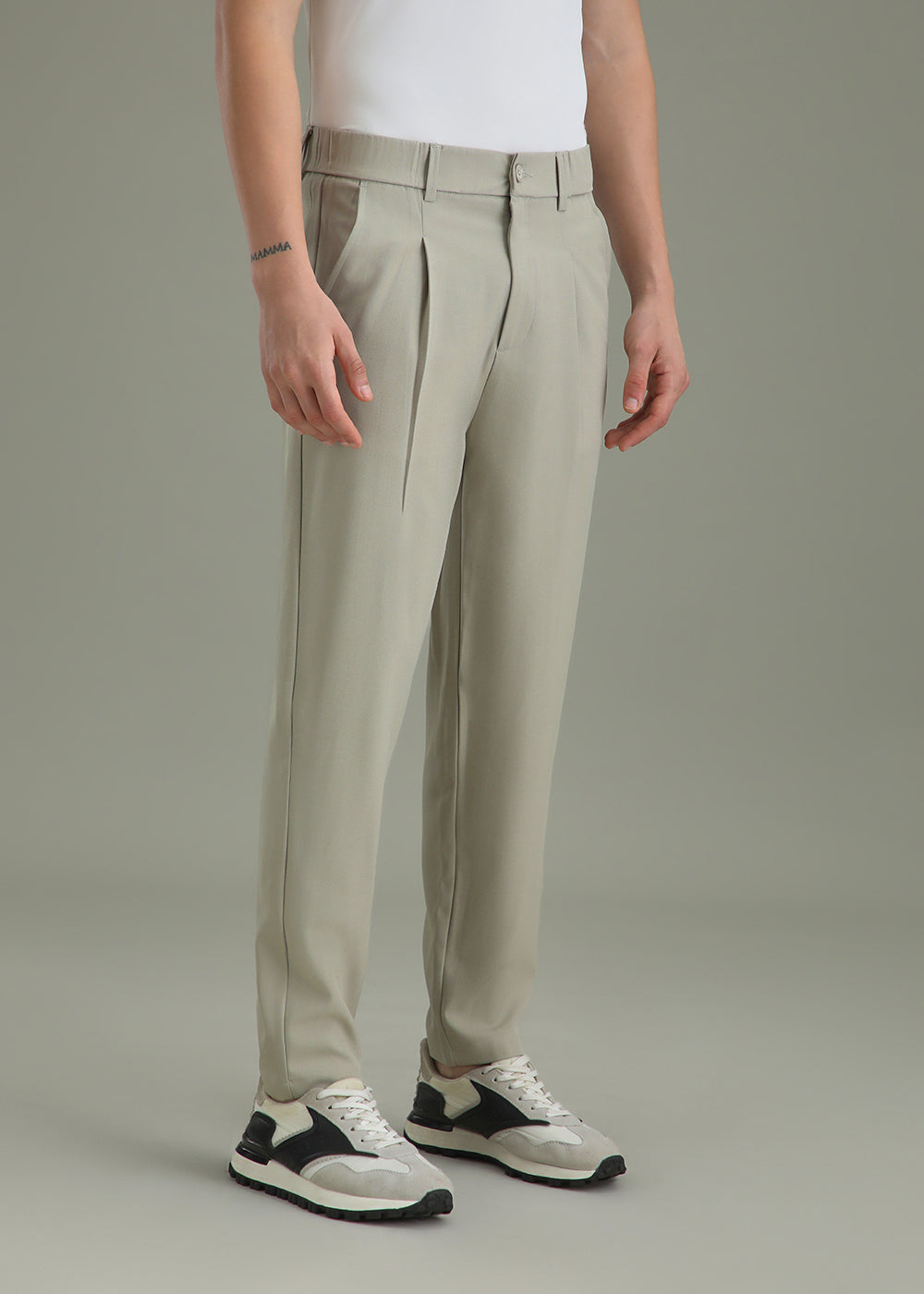 Ecru Beige Korean Pant