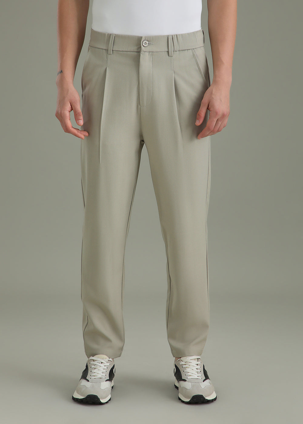 Ecru Beige Korean Pant