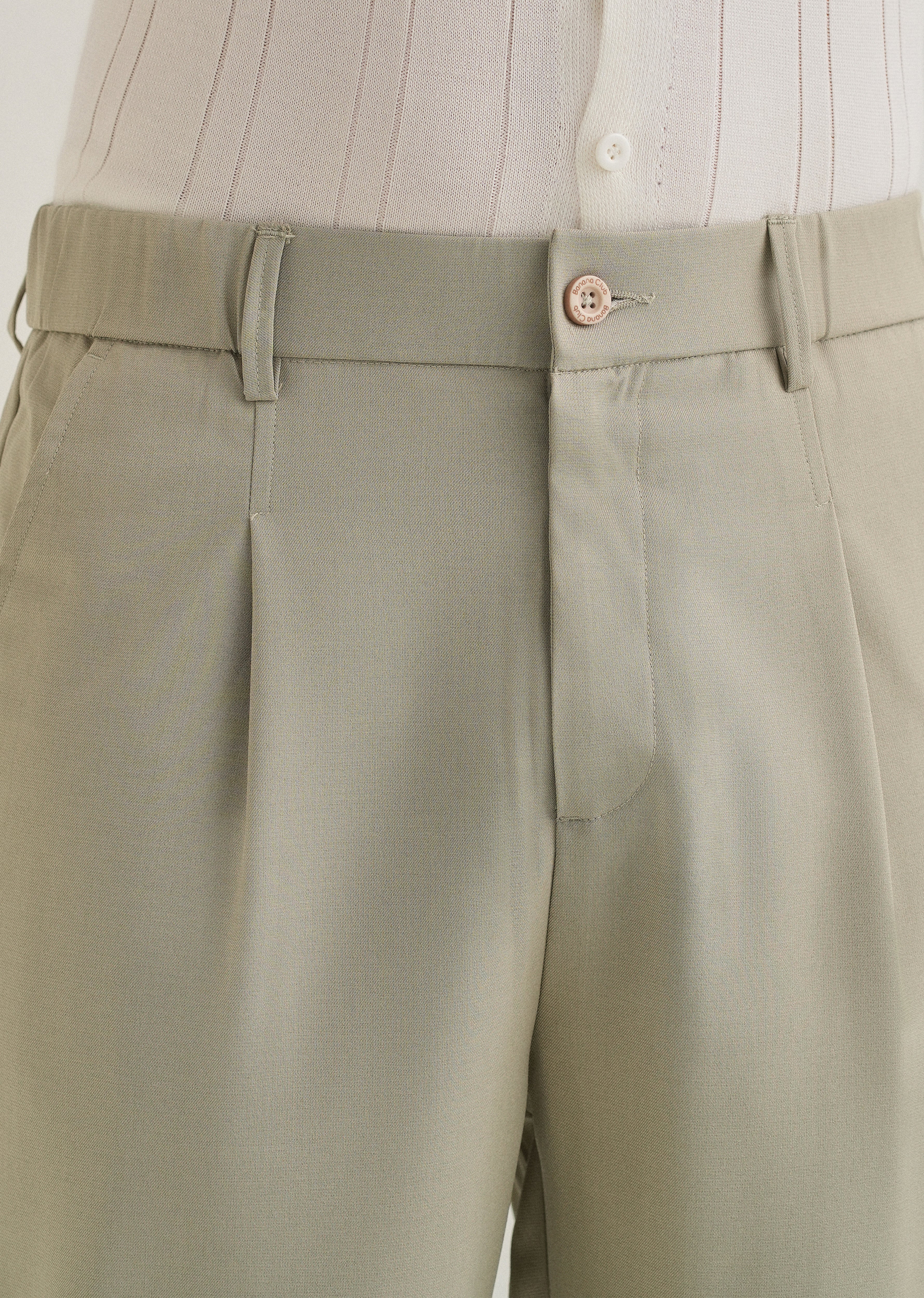 Ecru Beige Korean Pant