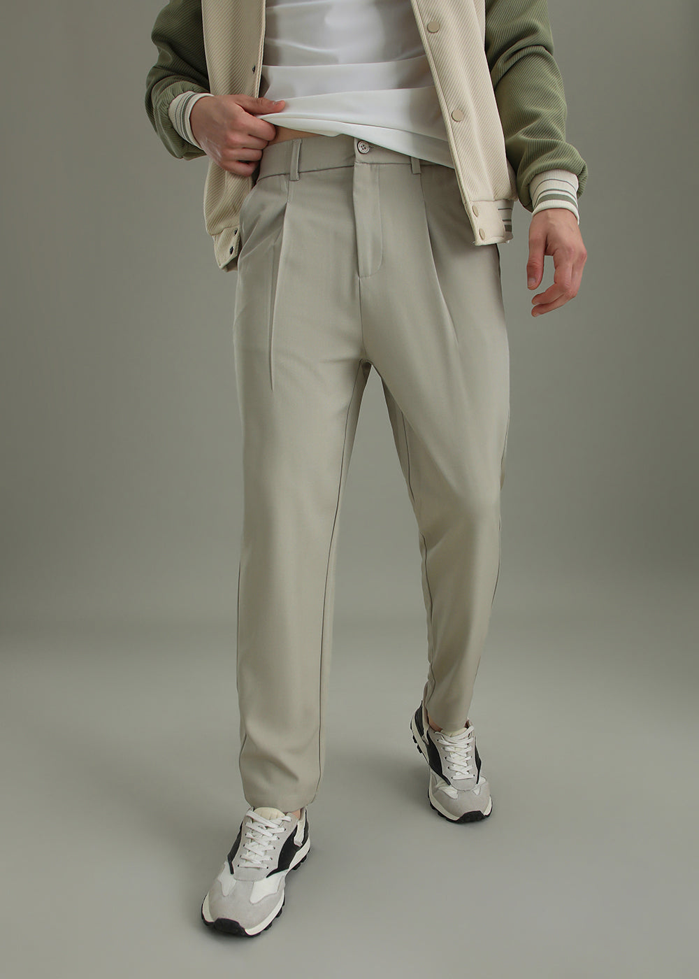 Ecru Beige Korean Pant