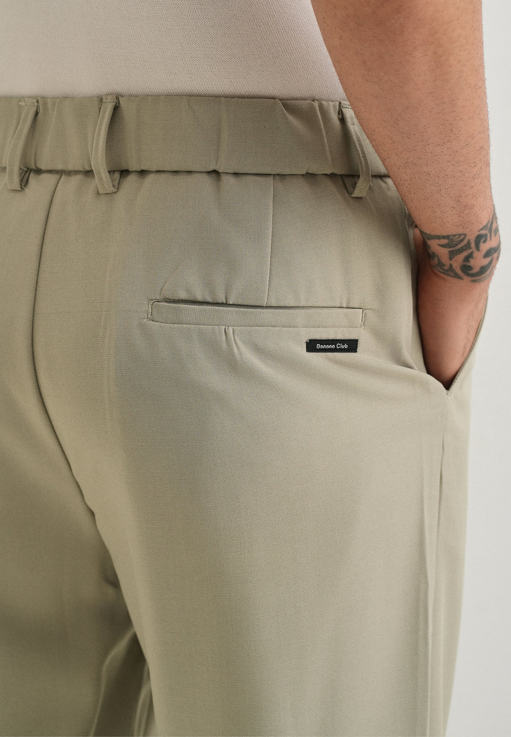 Ecru Beige Korean Pant