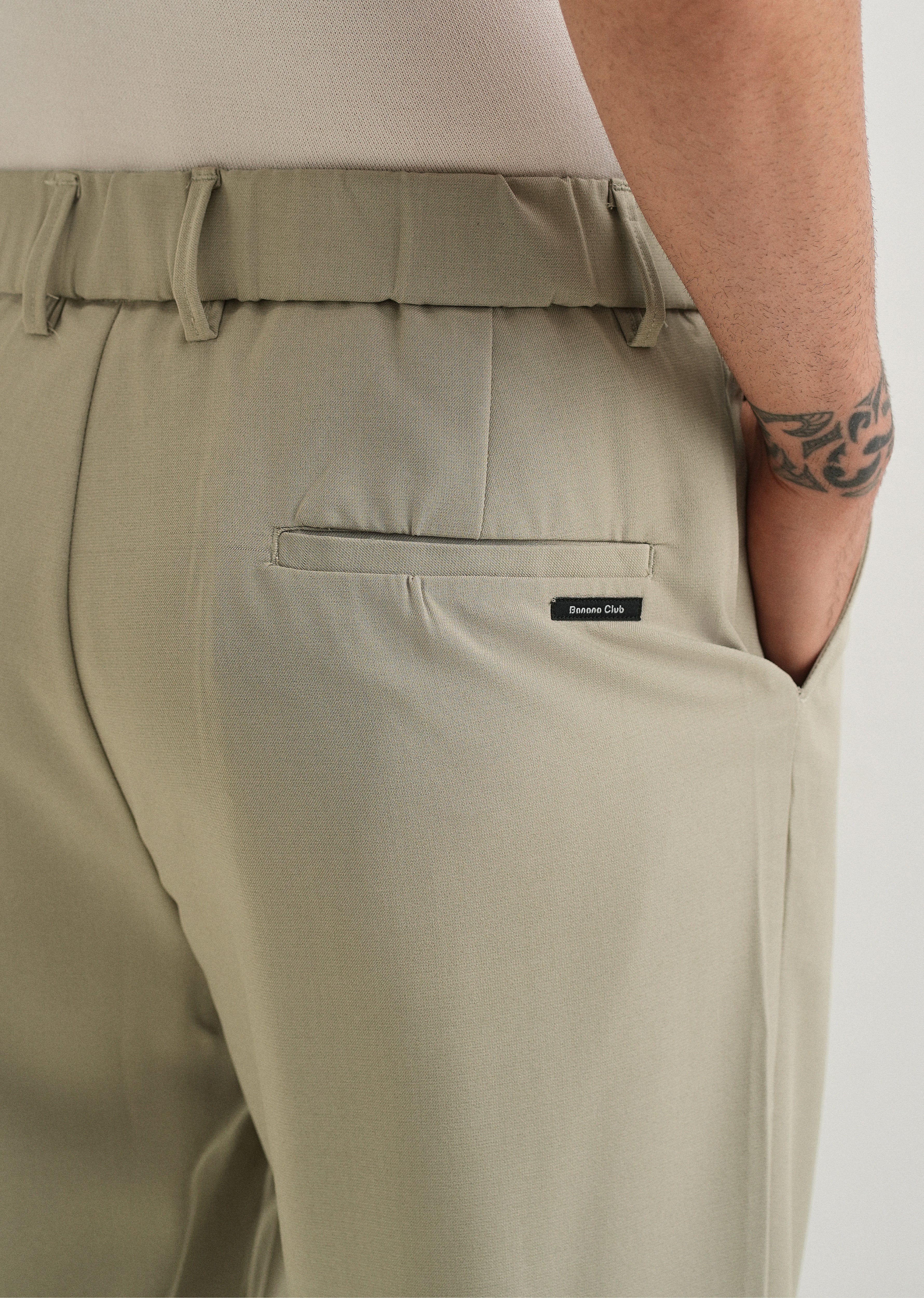 Ecru Beige Korean Pant