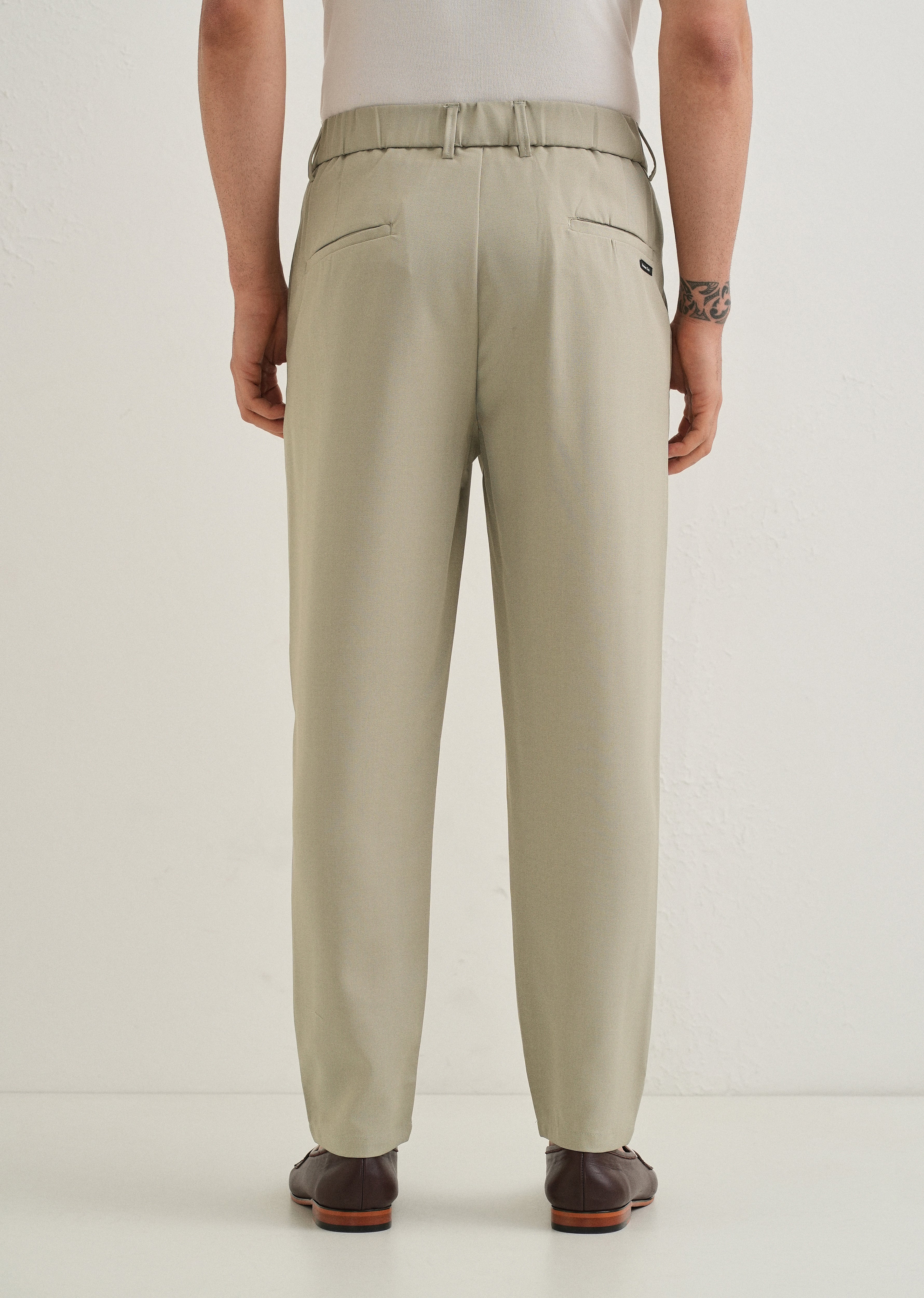 Ecru Beige Korean Pant