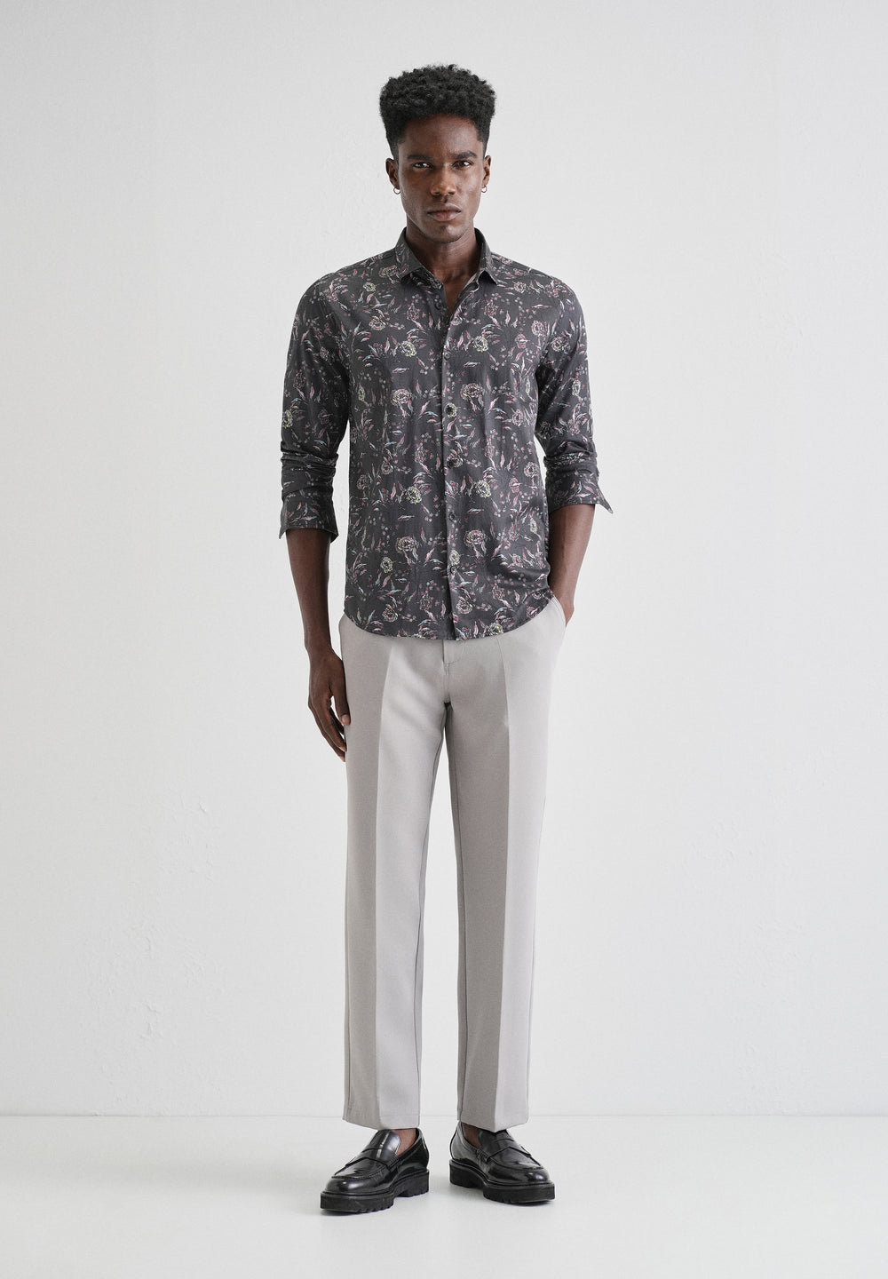 Elevated Floral Printed Shirt