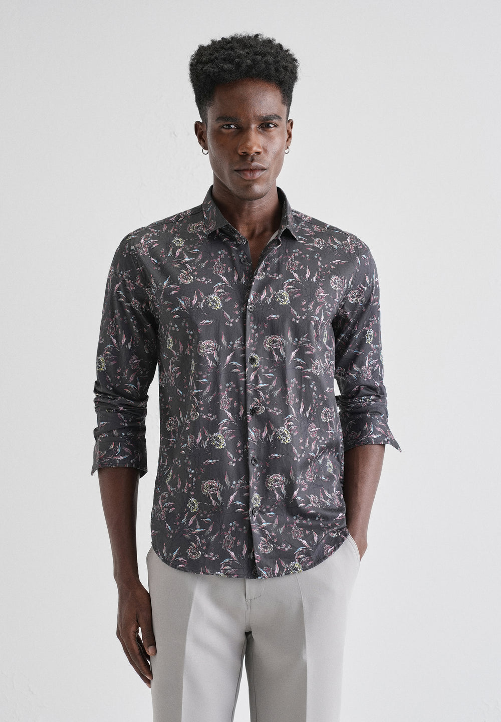 Elevated Floral Printed Shirt