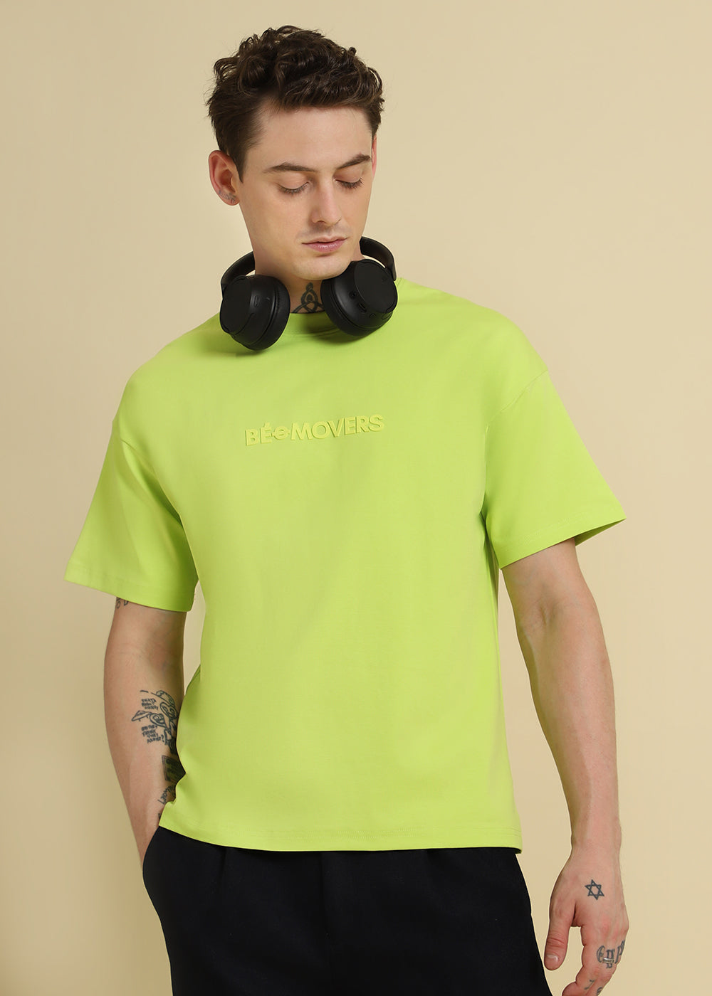 Emboss Luxe Neon Oversized T-shirt