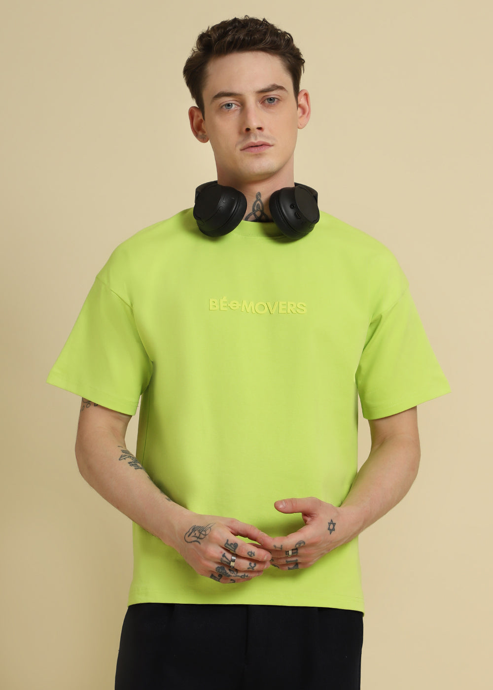 Emboss Luxe Neon Oversized T-shirt