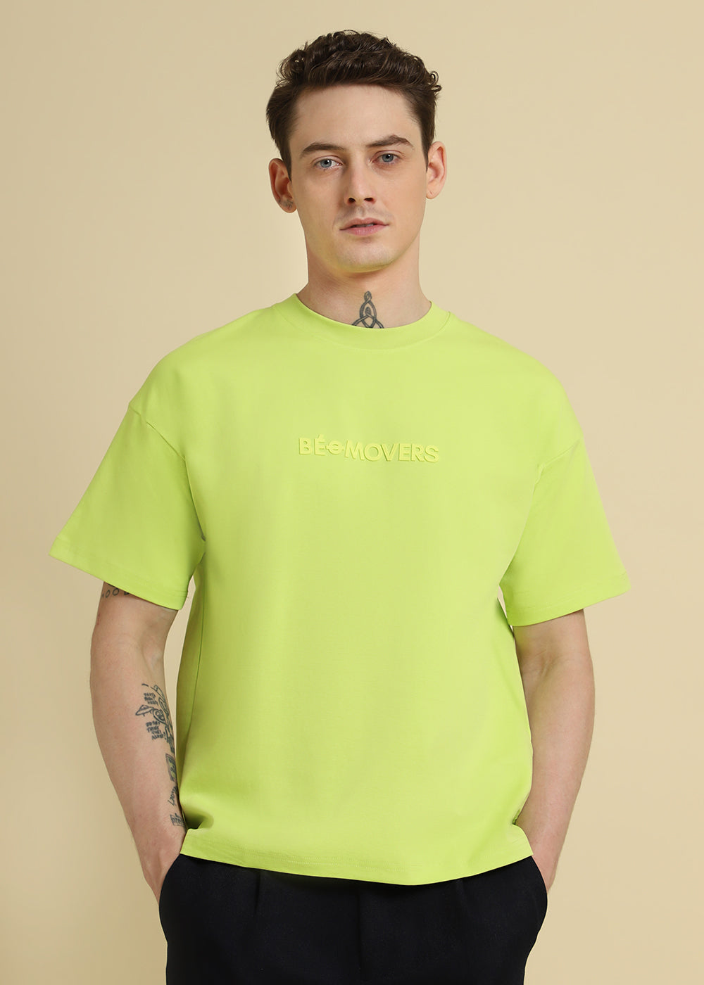 Emboss Luxe Neon Oversized T-shirt