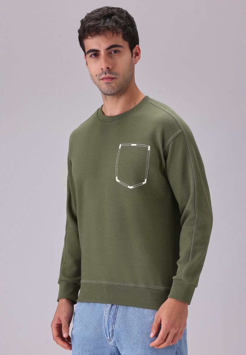 Embro Pocket Green Sweatshirt