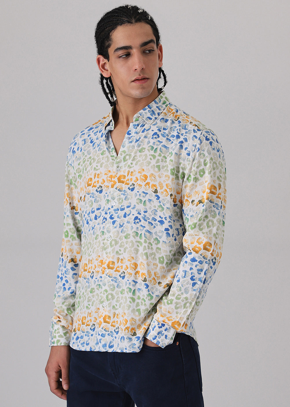 Exotic Fauna Print Full sleeve shirt