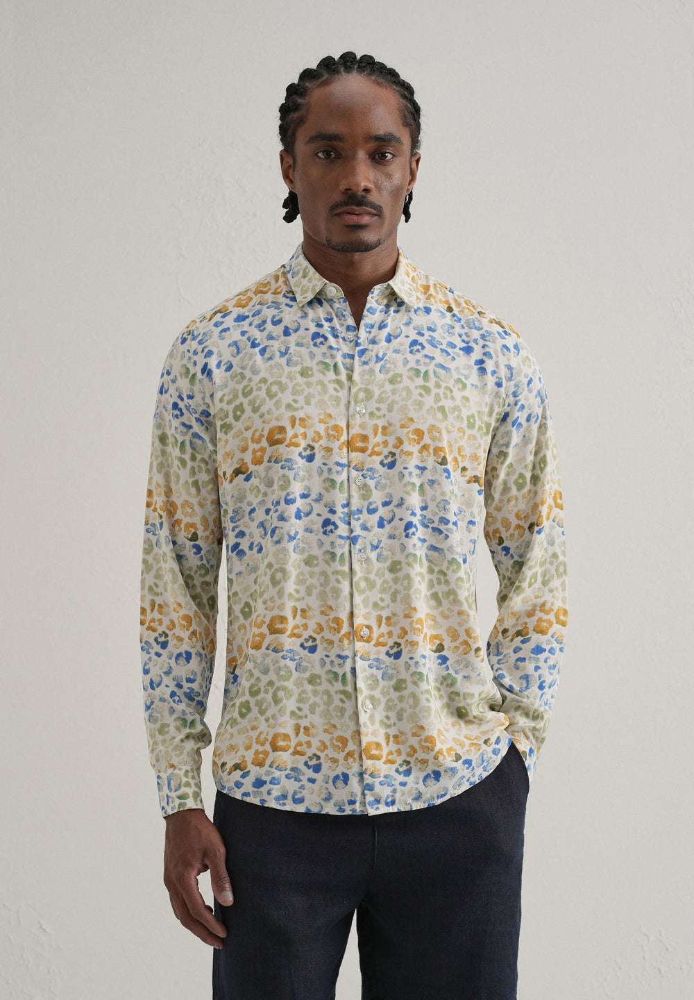 Exotic Fauna Print Full sleeve shirt