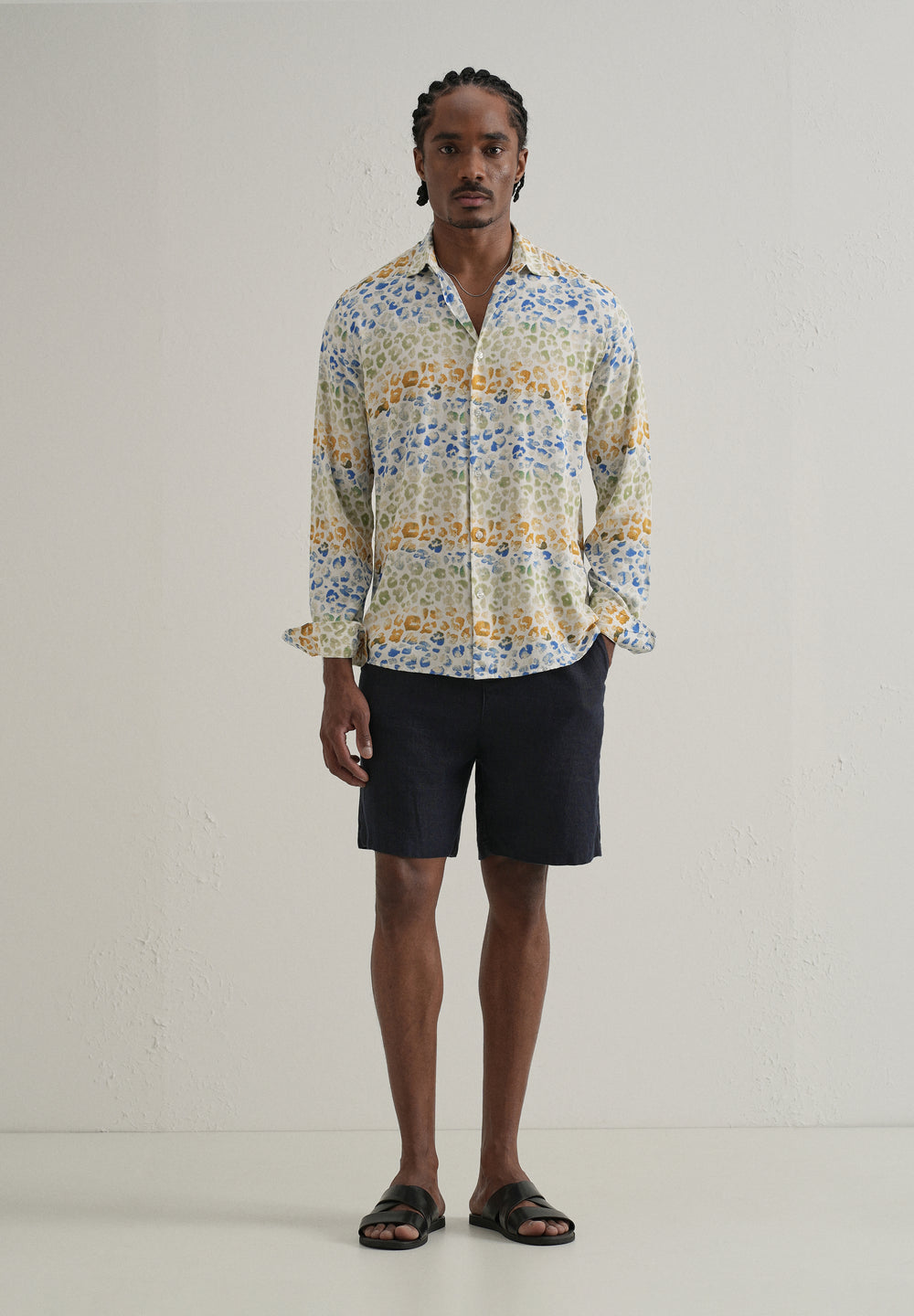 Exotic Fauna Print Full sleeve shirt