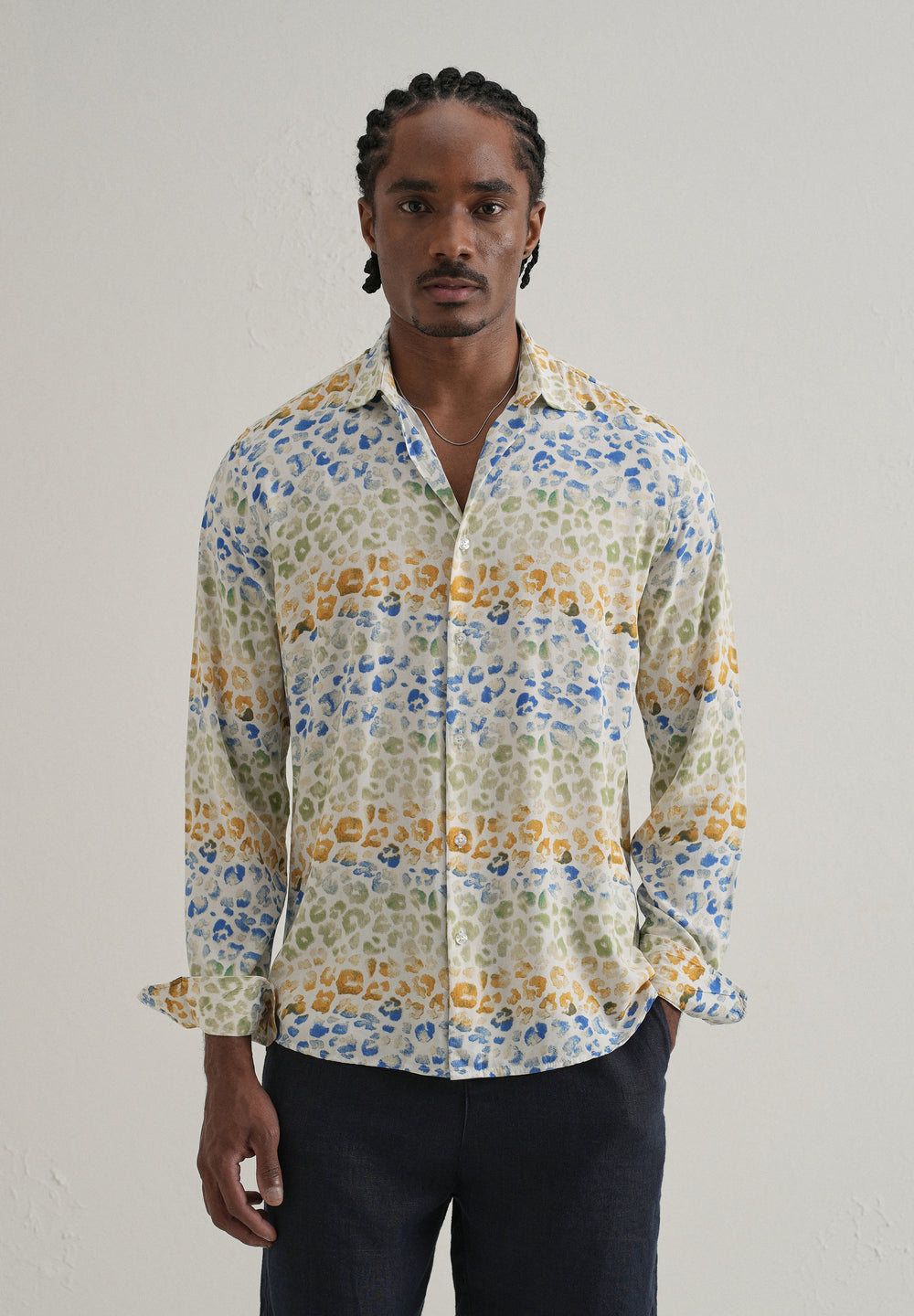 Exotic Fauna Print Full sleeve shirt