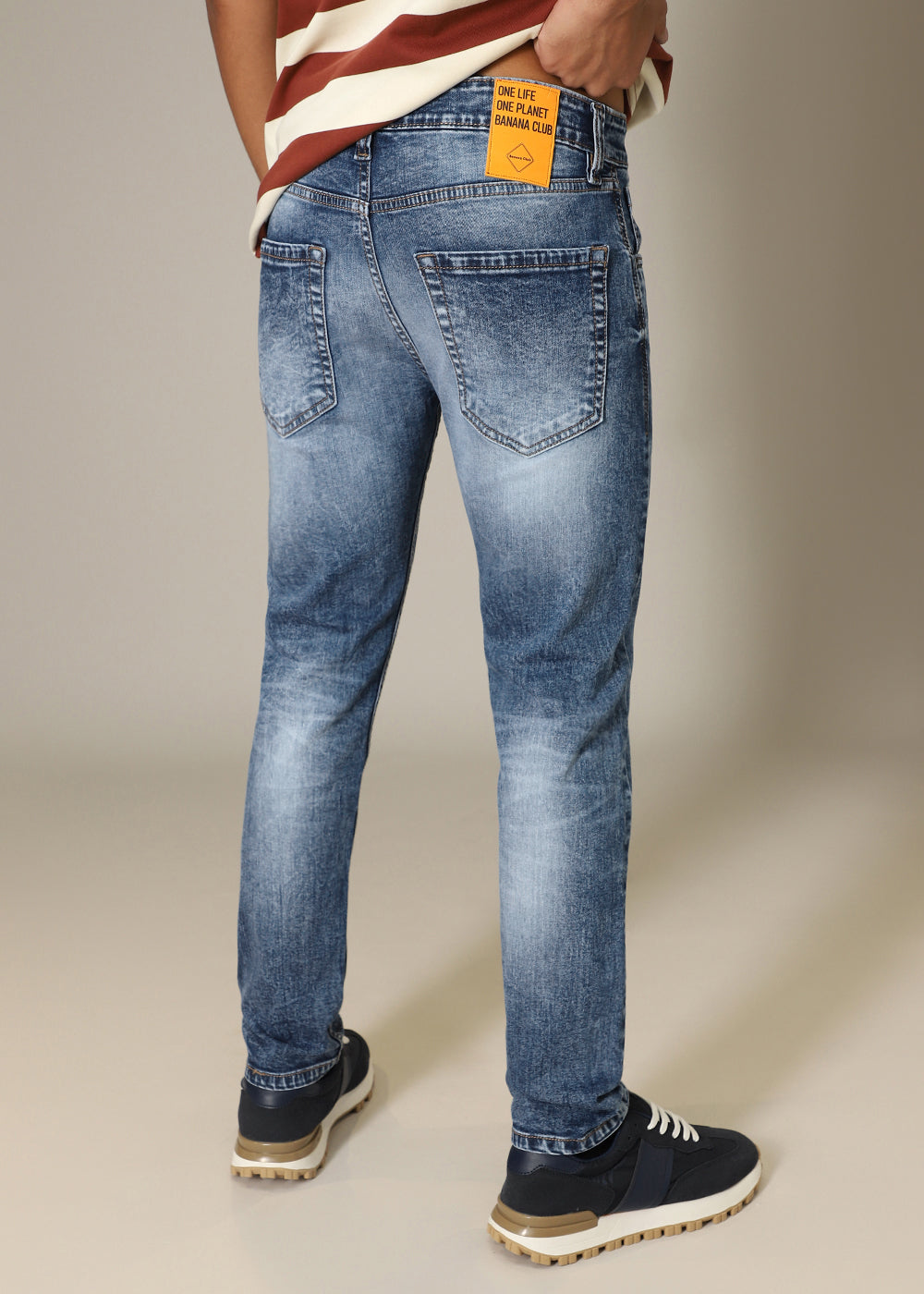 Faded Blue Slim fit Jeans