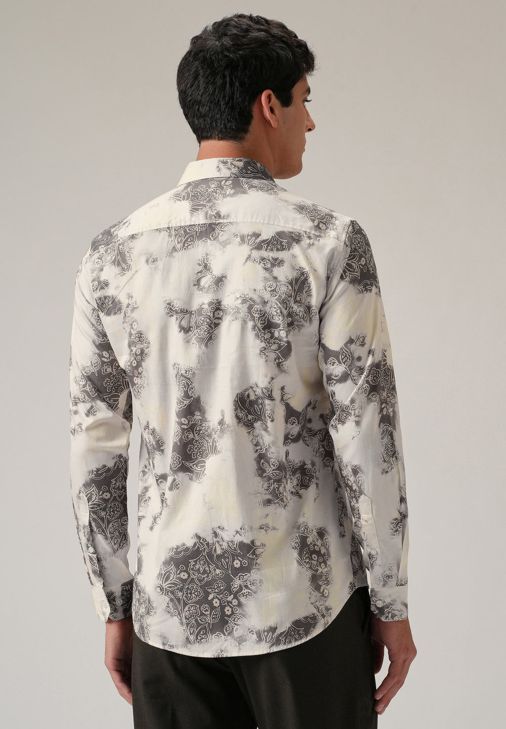 Faded Motif Print Shirt