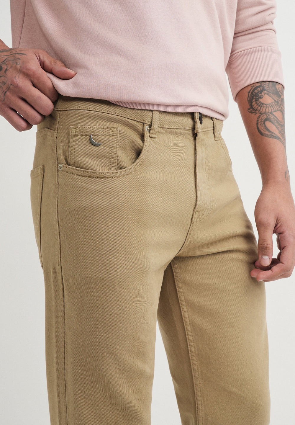 Faded Olive Bootcut Jeans