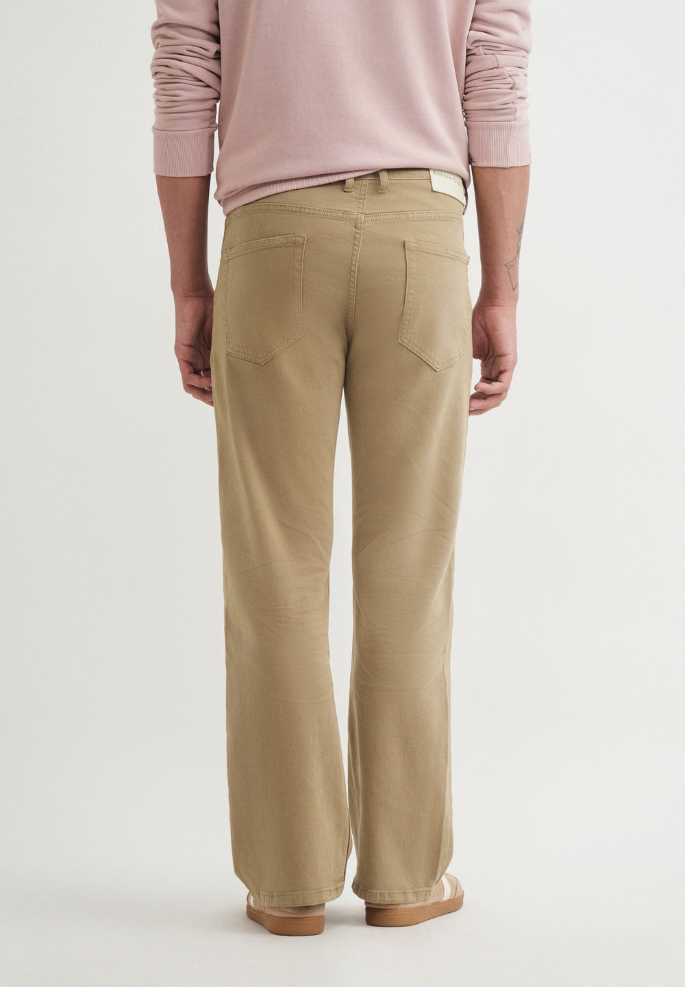 Faded Olive Bootcut Jeans