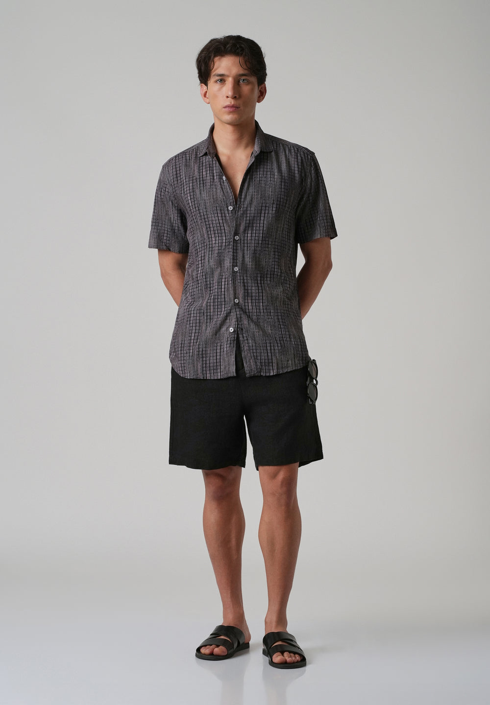 Faded Stripe Print Shirt