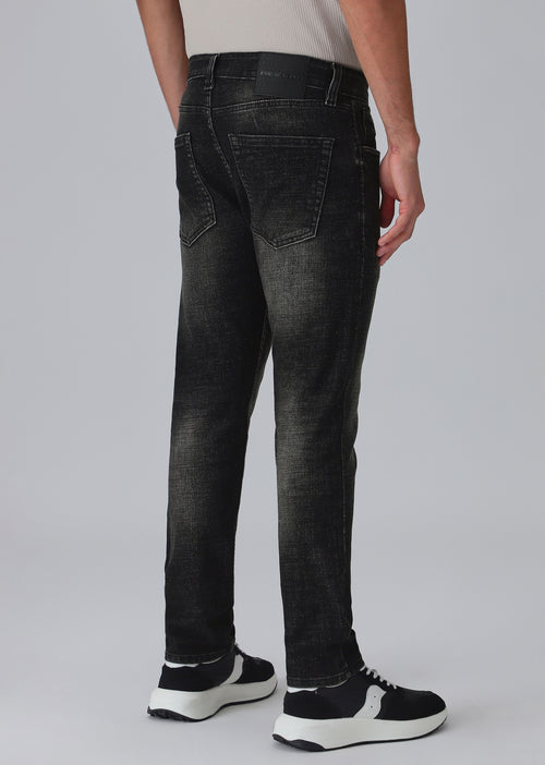 Faded Black Slim Fit Denim